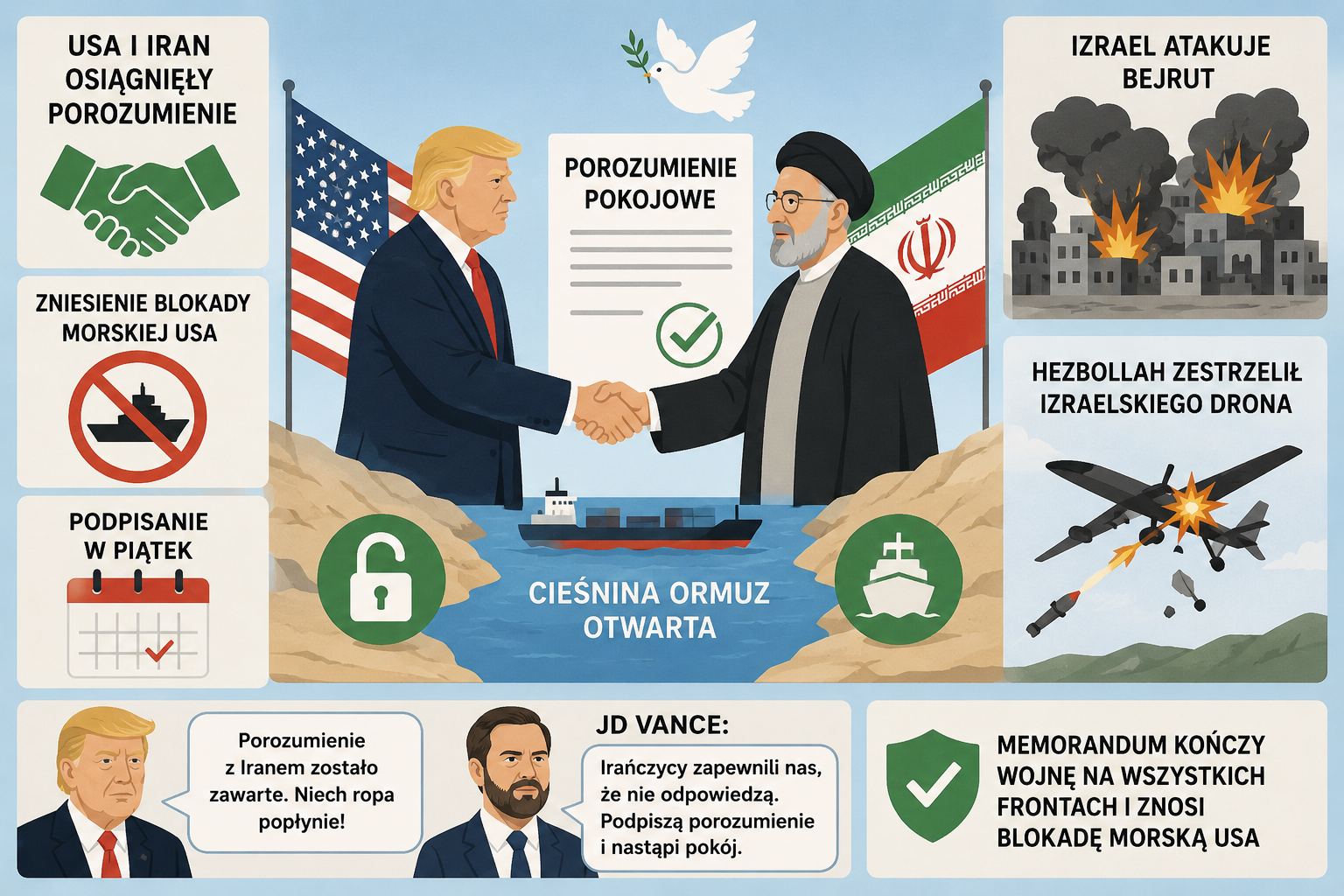 Porozumienie pokojowe USA i Iran