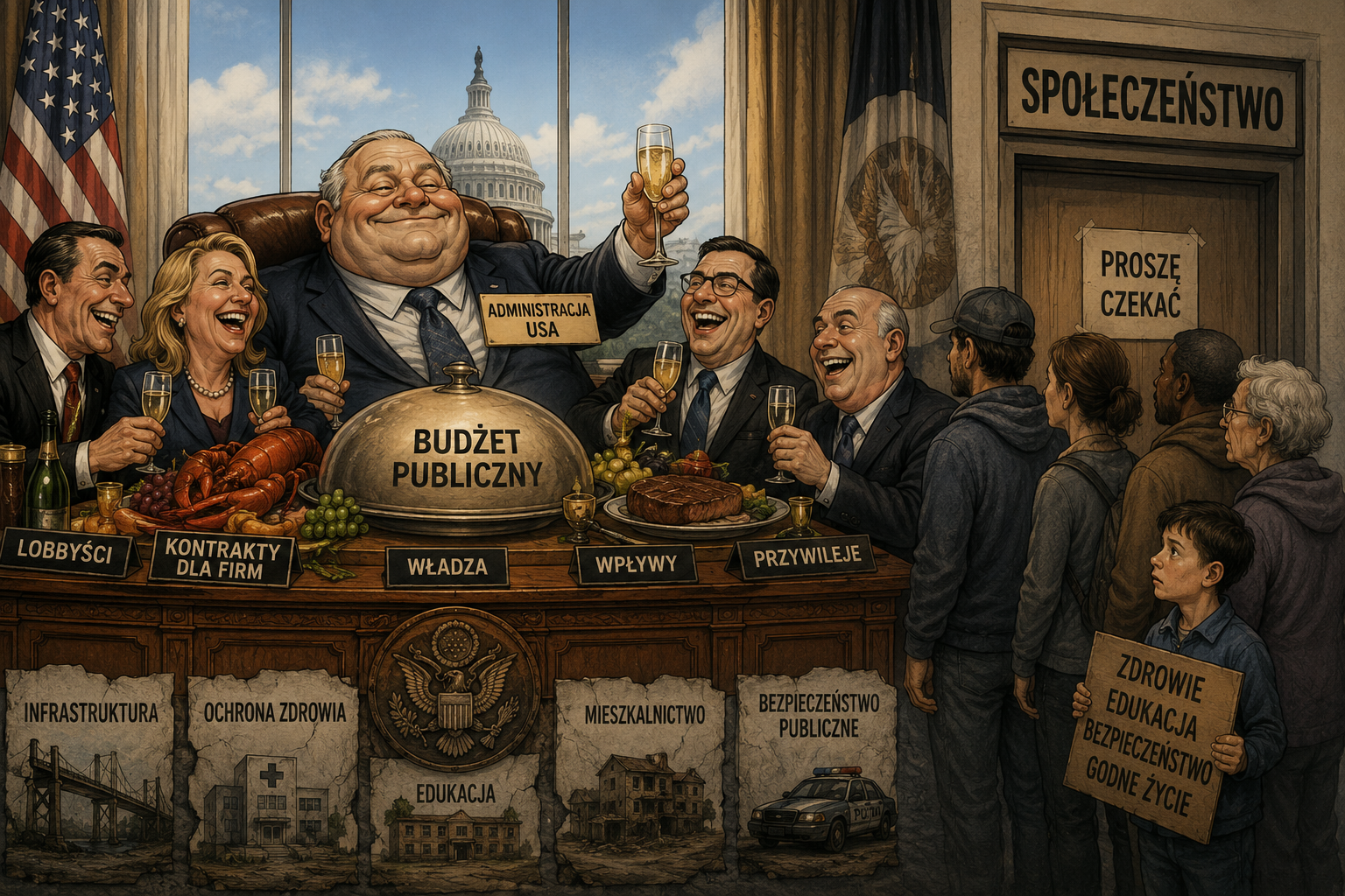 administracja USA suy sobie a nie spoeczestwu
